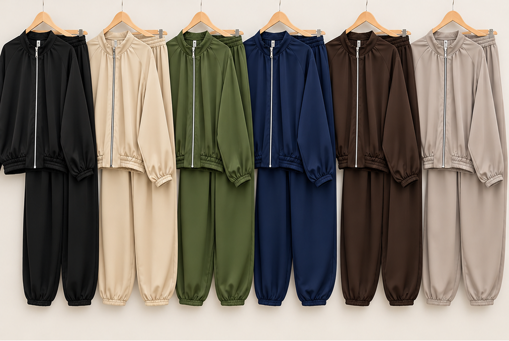 Conjunto Bomber Satén y Pantalón