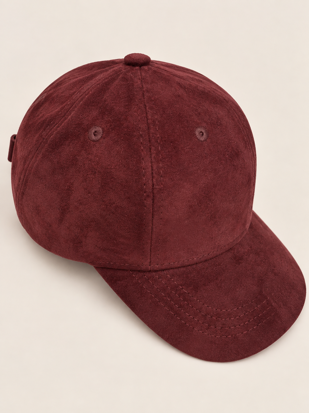 Gorra efecto piel de melocotón