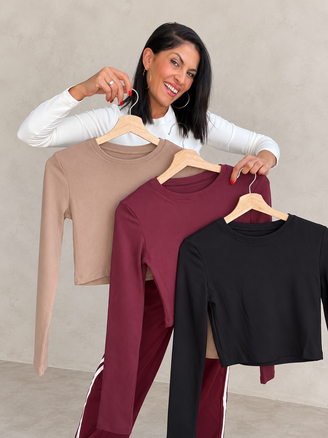 Camiseta crop térmica