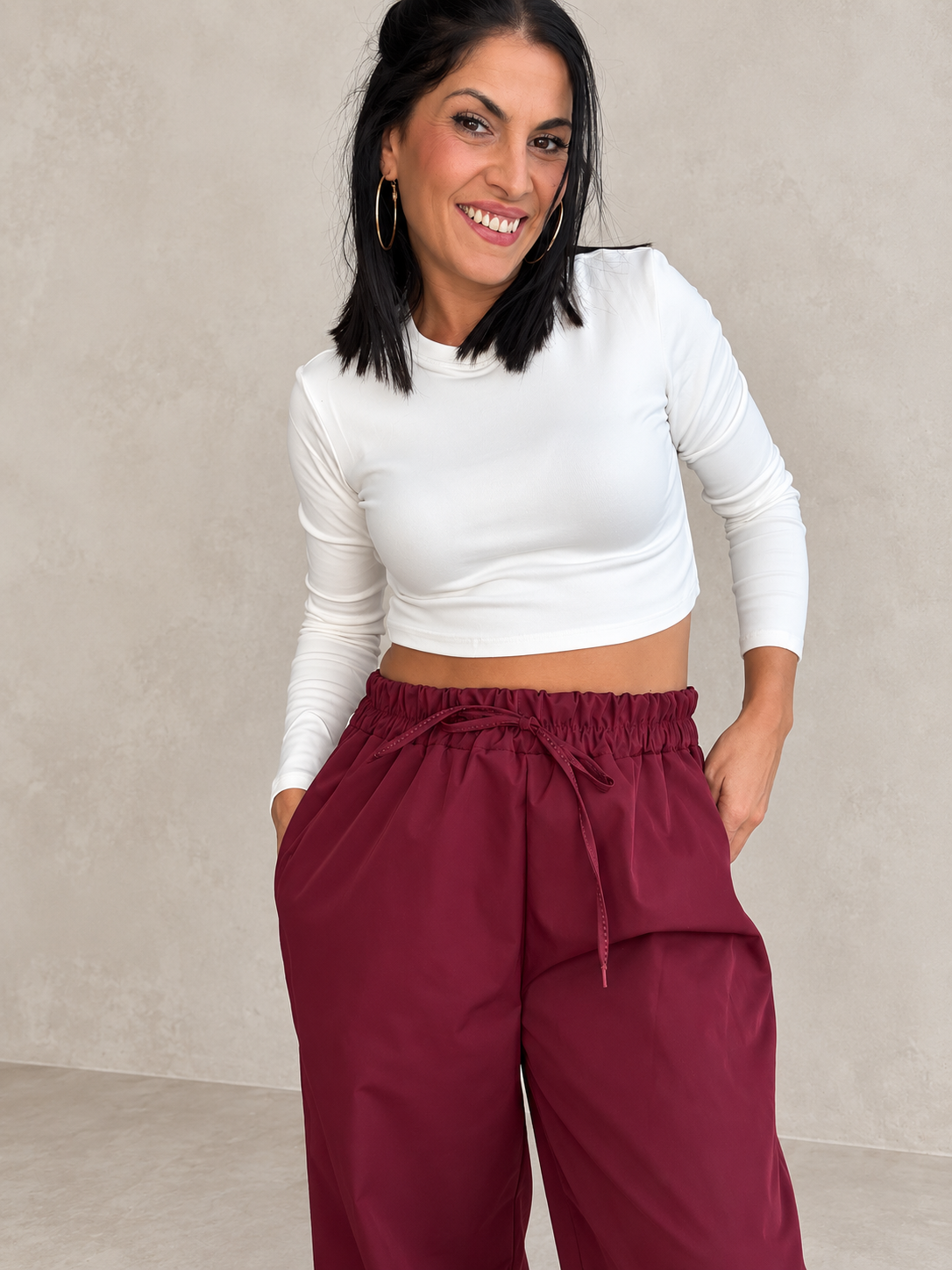 Camiseta crop térmica