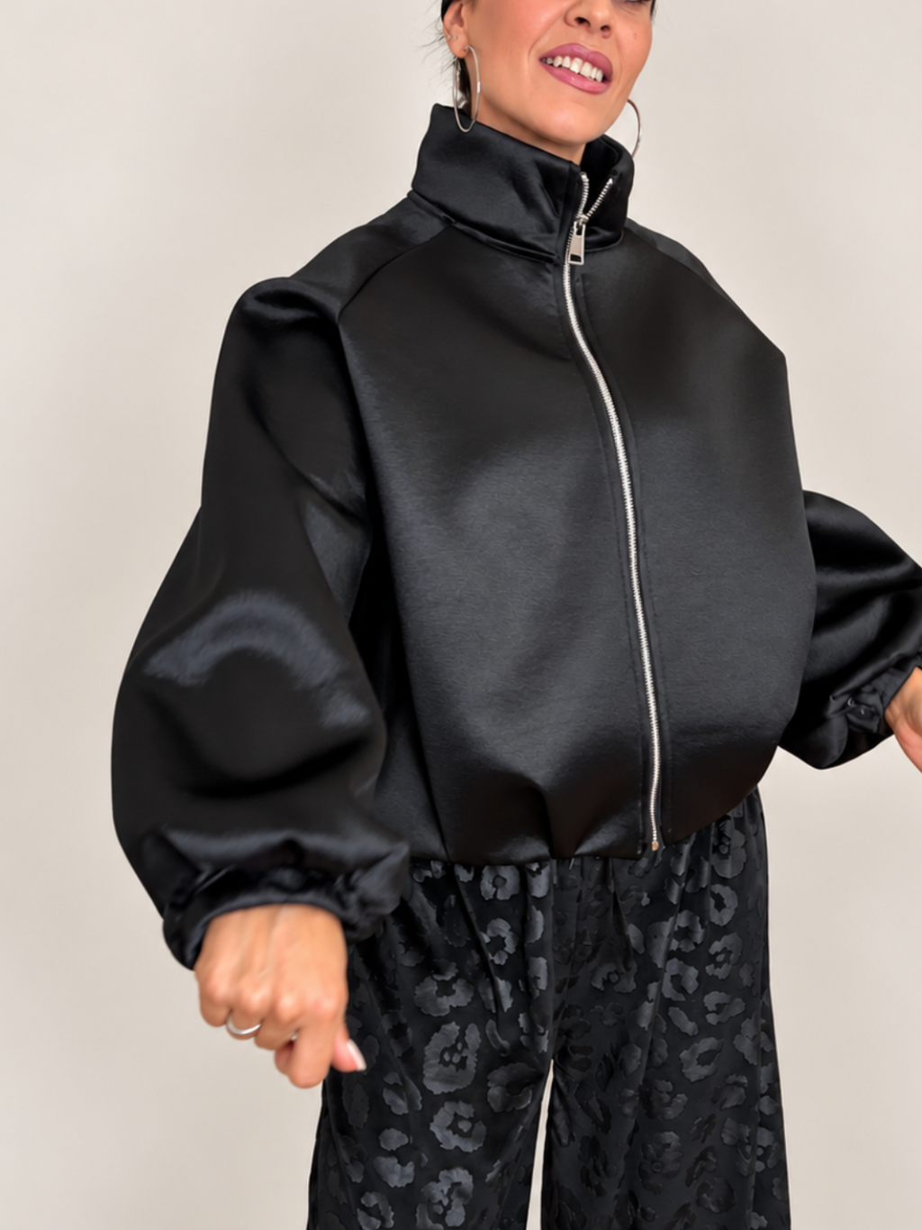 Bomber Satinado