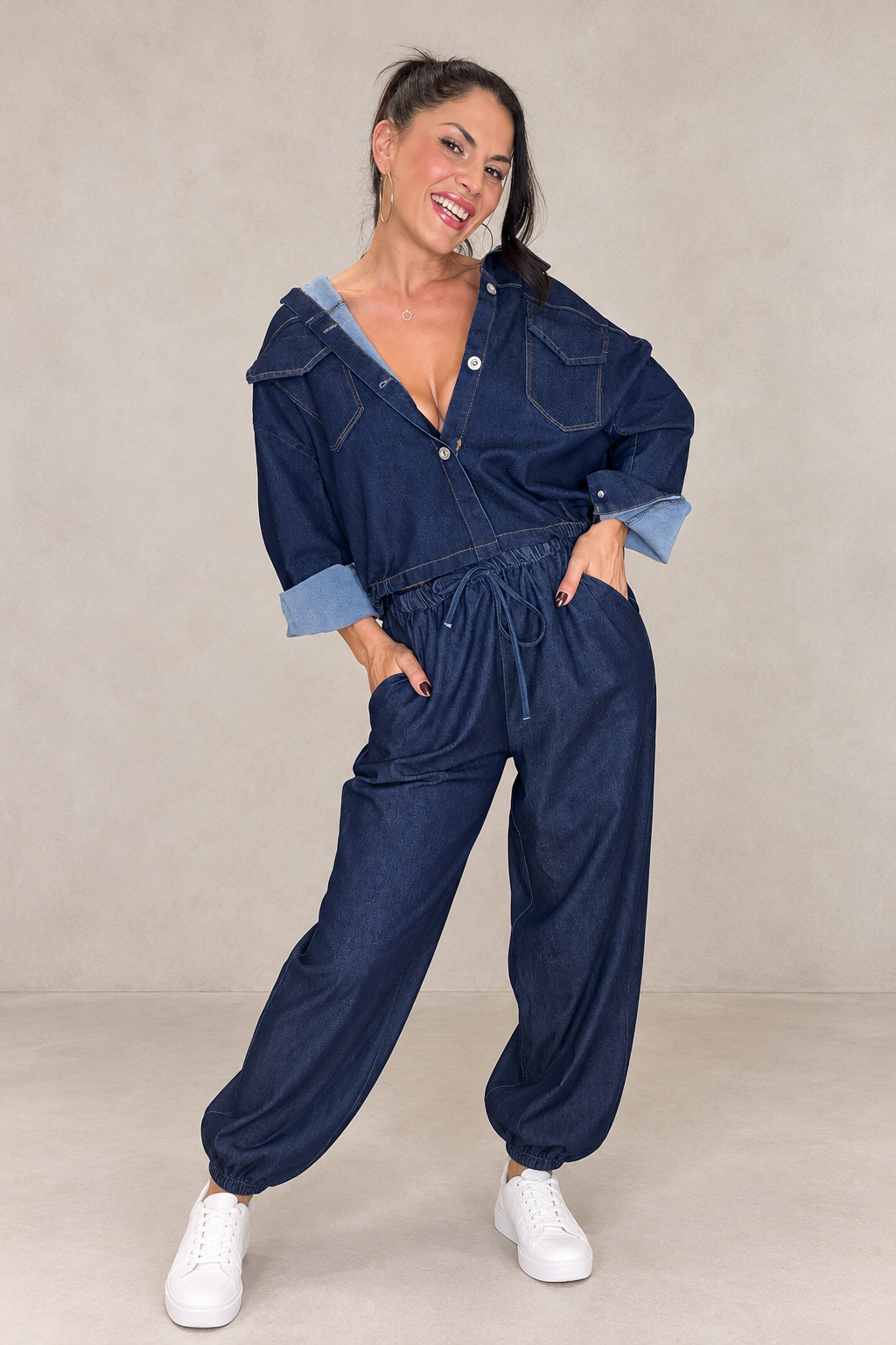 CONJUNTO JEANS ÍNDIGO