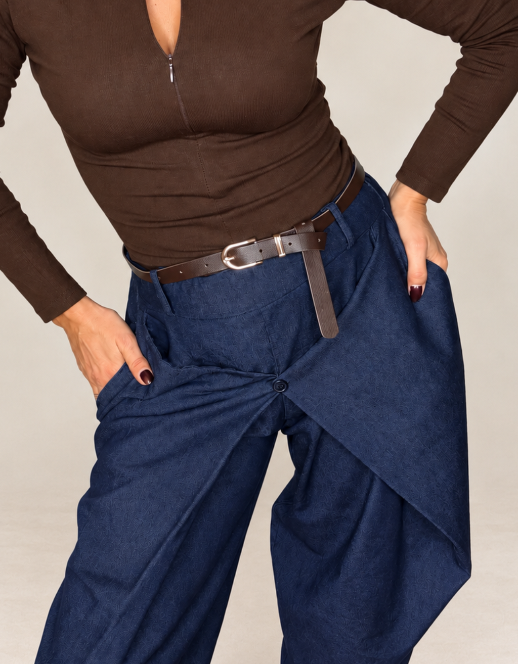 Jeans elastic Origami