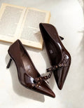 Tacones Bow Dark