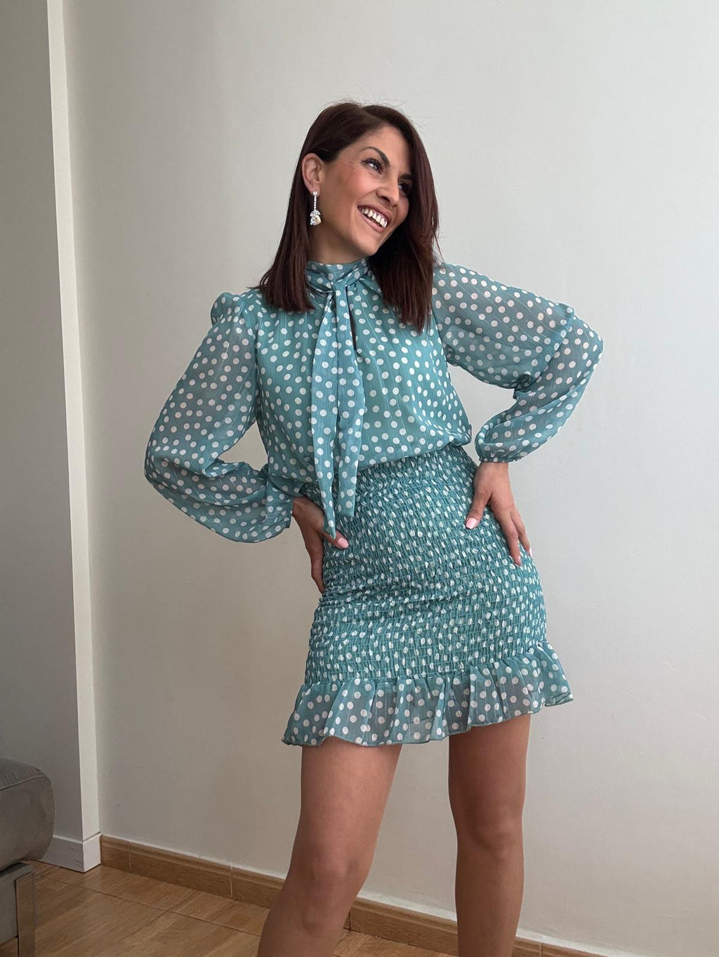 Vestido de lunares BRUMA