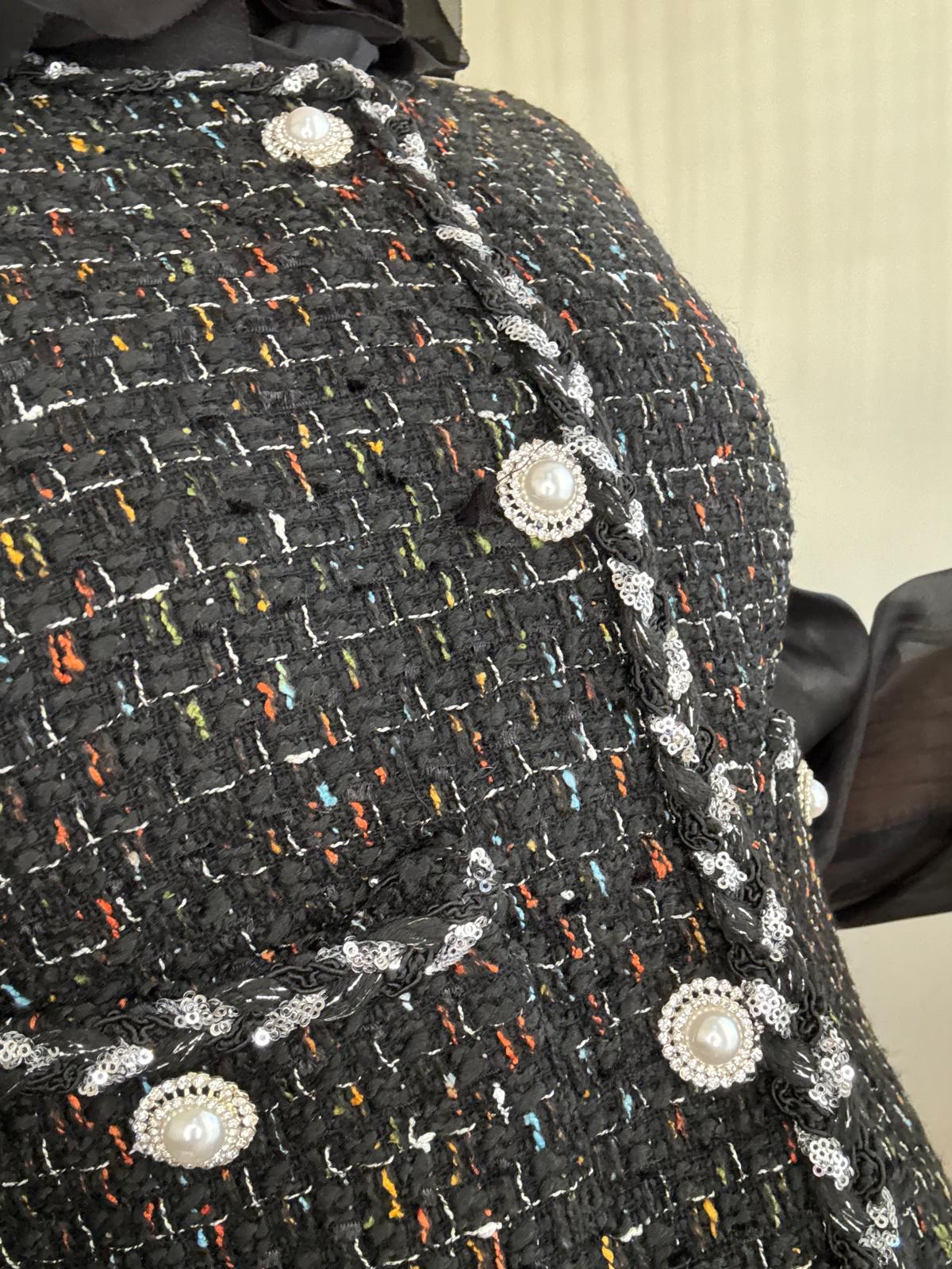 CONJUNTO TWEED PERLAS