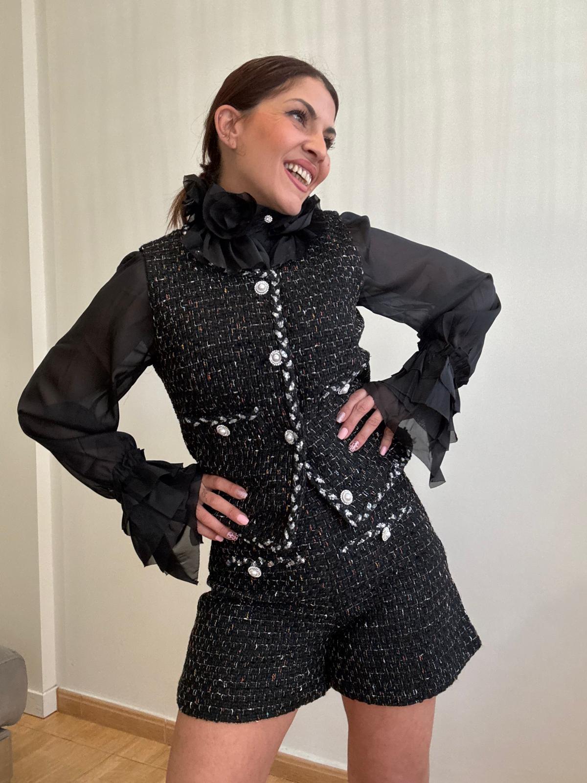 CONJUNTO TWEED PERLAS