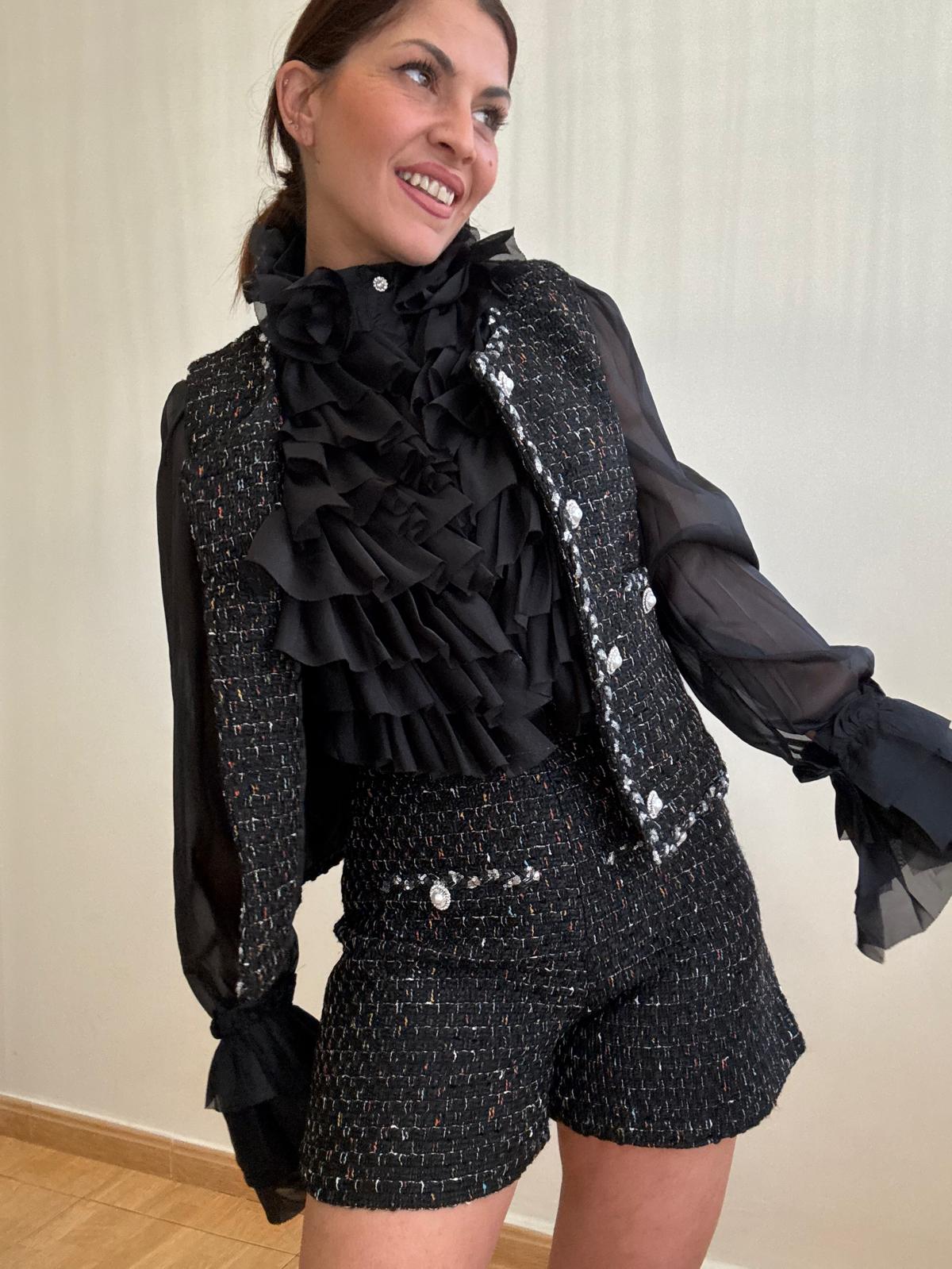 CONJUNTO TWEED PERLAS