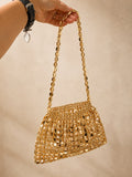 Bolso Malla Dorado