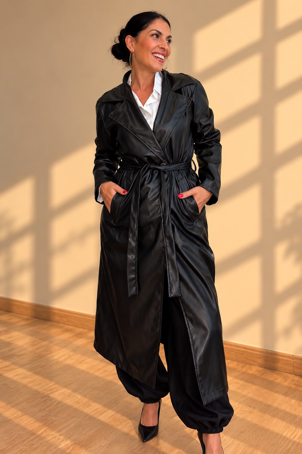 TRENCH ECO PIEL