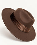 Sombrero fedora de paño