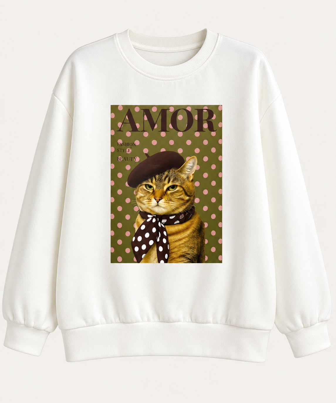 SUDADERA AMOR CAT