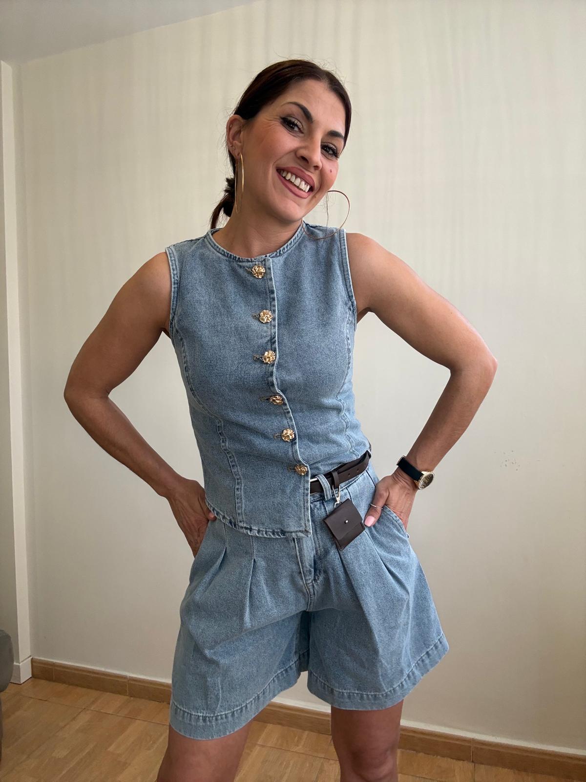 Denim Set Gold