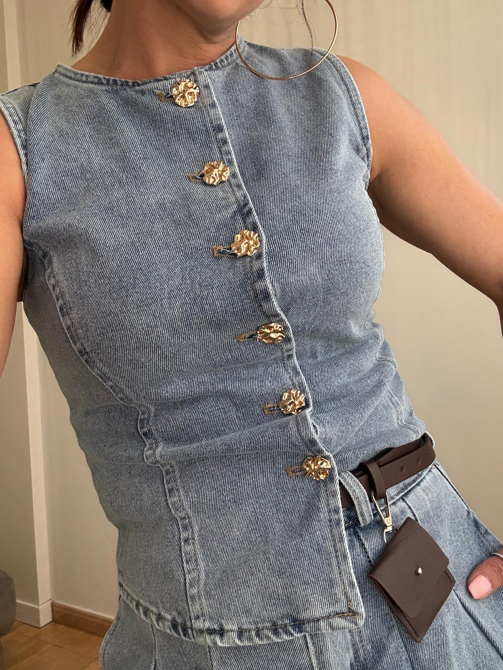 Denim Set Gold