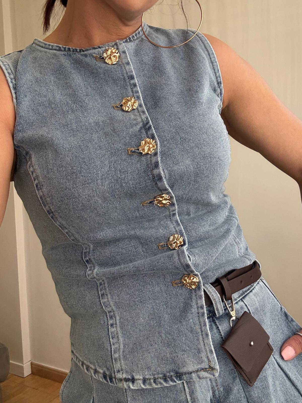 Denim Set Gold