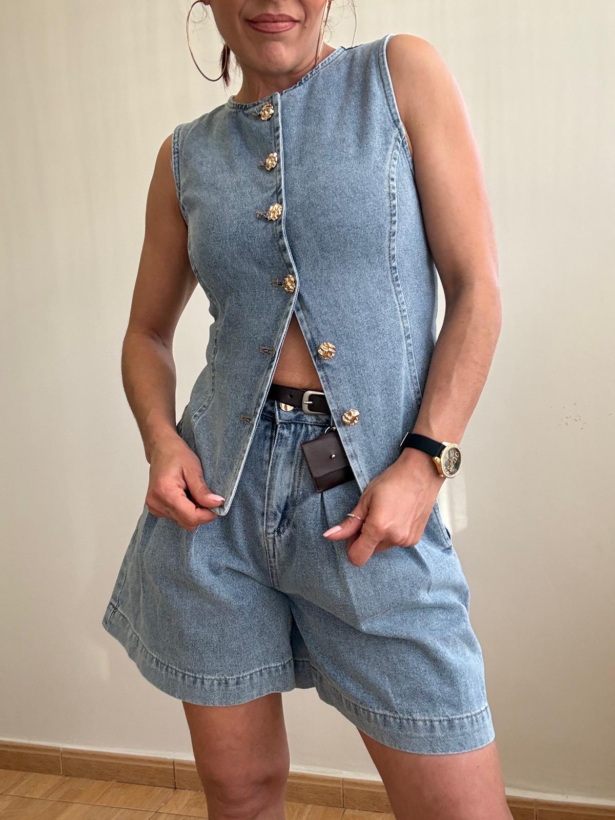 Denim Set Gold