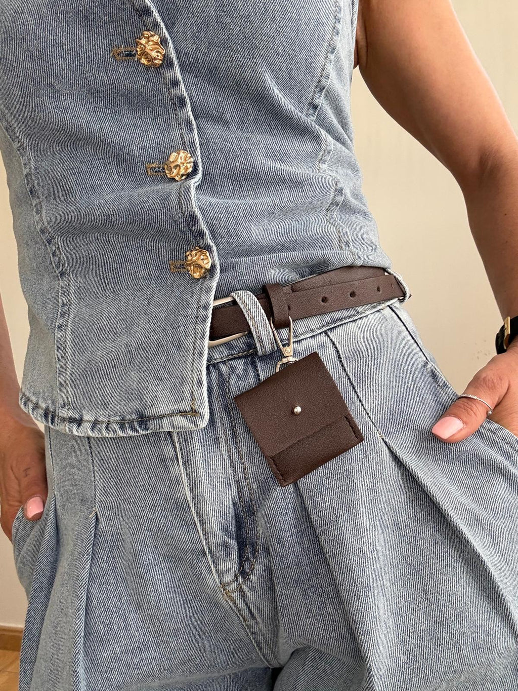 Denim Set Gold
