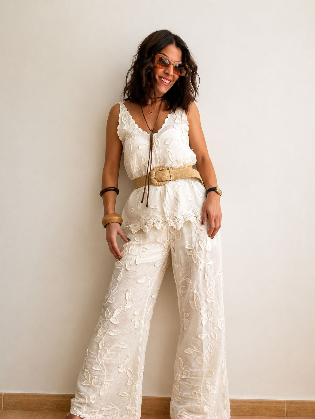 Blusa Floral Bordada
