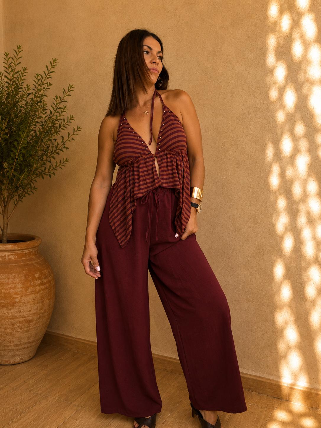 Pantalón Wide Leg Bambula