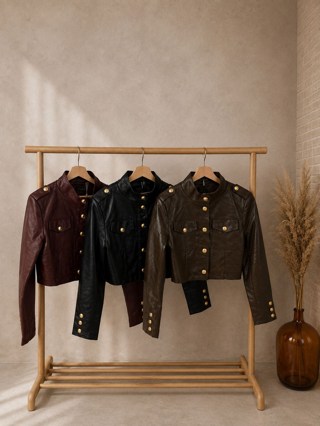 Conjunto Leather Military