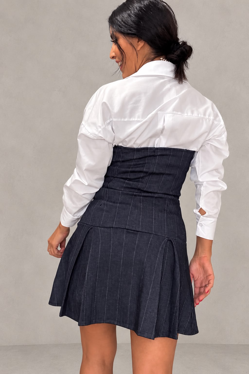 Vestido Efecto Denim