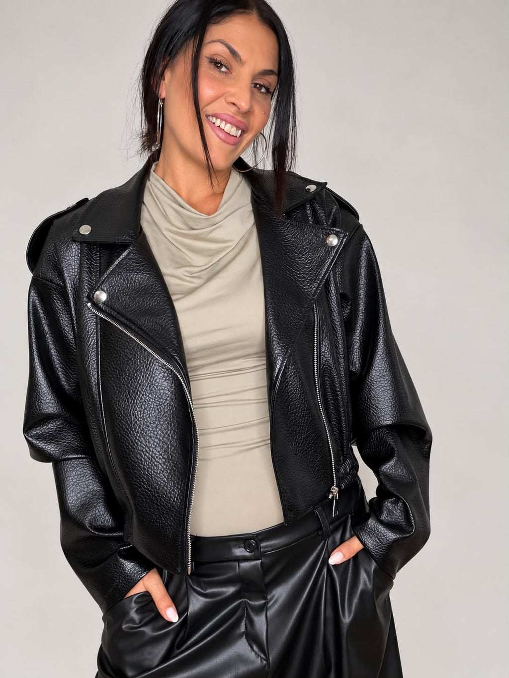 Chaqueta Biker Évora