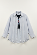 Camisa Oversize Rayas Sin Cara