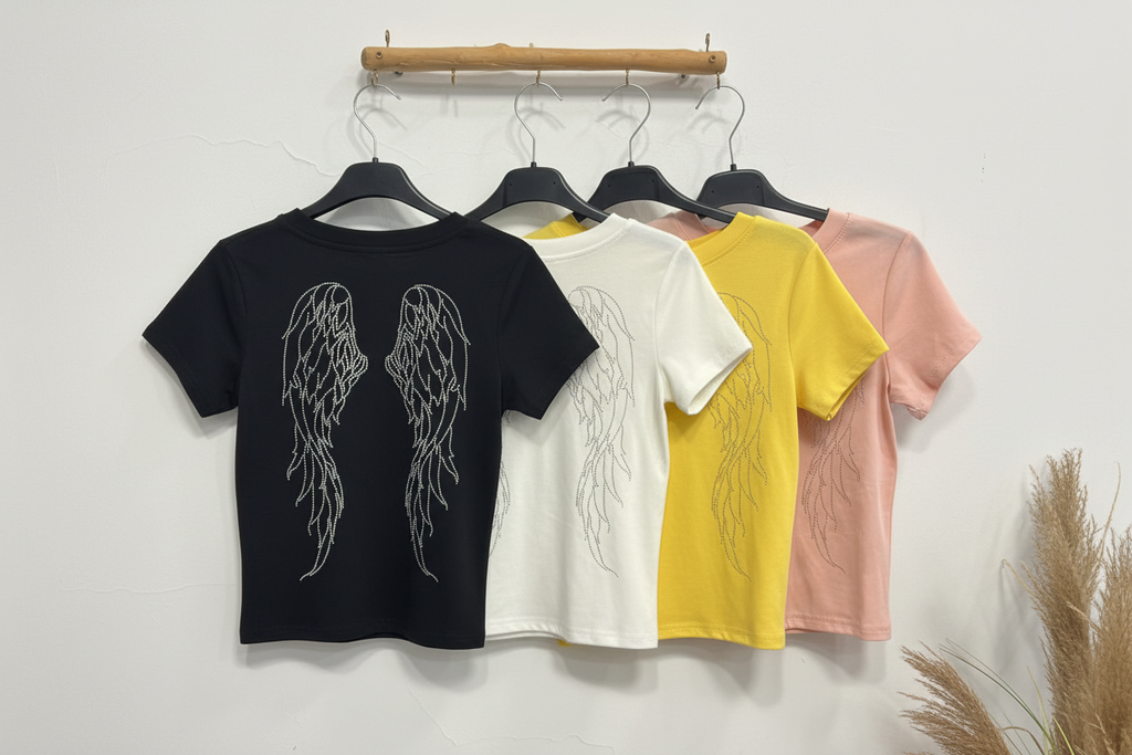 Camiseta Ángel 4 colores perchero