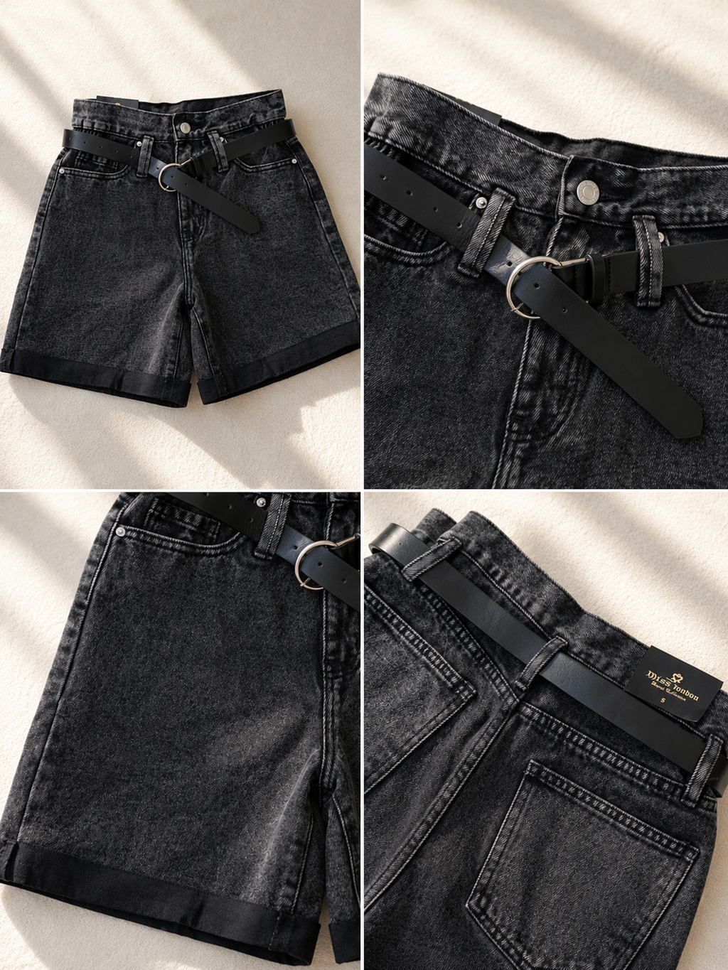 Short Denim Negro